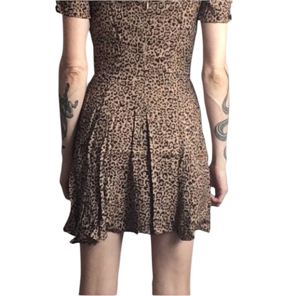 Reformation Katie leopard print mini dress EUC - Picture 7 of 15